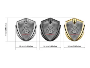VW Emblemas Metálicos A Medida Diseño Fuerza Modificable